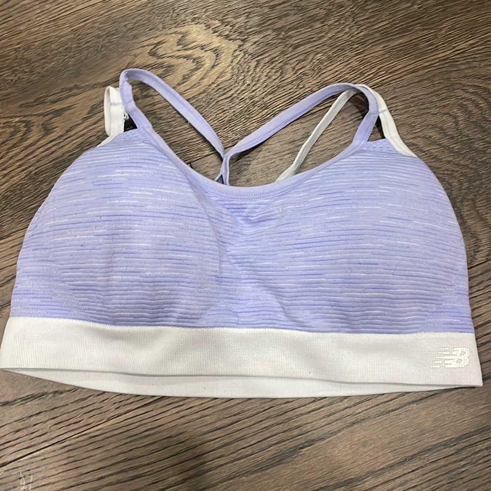 Lilac New Balance Sports Bra